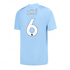 Manchester City Nathan Ake #6 Hjemmedrakt 2023-24 Kortermet